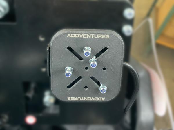 Adapter Garmin Zumo XT auf individuelle Schraubbefestigung